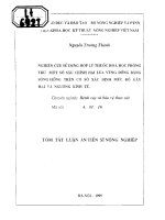 Nghiên cứu sử dụng hợp lý thuốc hóa học phòng trừ một số sâu chỉnh hại lúa vùng đồng bằng sông hồng 
