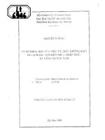 Cơ sở khoa học của việc tổ chức không gian du lịch dải ven biển thừa thiên huế đà nẵng quảng nam 