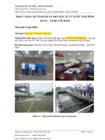 Báo cáo tham quan nhà máy xử lý nước thải bình hưng – tp hồ chí minh 