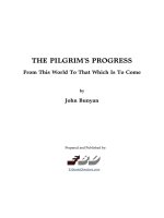 top truyện tiếng anh nên đọc The pilgrims progress