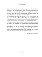 Công tác quản trị chất lượng sản phẩm cà phê của công ty TNHH một thành viên cà phê 49