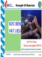 Bài giảng sức bền vật liệu   chương 1  những khái niệm mở đầu