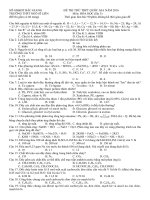 Đề Thi Thử THPT Môn Hóa 2016 (2)