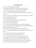 Câu hỏi ôn tập môn quản lý nhà nước về nông thôn