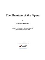 top truyện tiếng anh nên đọc The phantom of the opera