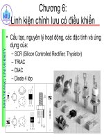 Linh kiện điện tử   chương 6  linh kiện chỉnh lưu có điều khiển