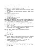 đề thi hk2 hóa 10