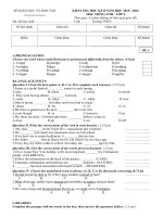 DE THI HOC KI 2 TIENG ANH 9