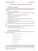 Tính toán áp lực ngang của đất