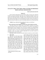 Lí luận và thực tế sử dụng công cụ đánh giá portfolio trong đánh giá trẻ mầm non