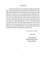 ĐỀ tài các dạng bài tập về axit nitric