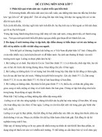 Đề thi sinh học 7 hk2 năm hoc 2015-2016