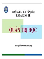 Slide bài giảng quản trị học 