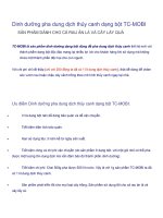 Dinh dưỡng pha dung dịch thủy canh dạng bột TC 