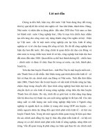 Thực Trạng Và Một Số Chính Sách Pháp Triển Kinh Tế Nông Nghiệp Nông Thôn Huyên Thanh Sơn Giai Đoạn 2006-2010