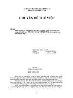 Thực Trạng Và Biện Pháp Mở Rộng Và Phát Triển Thị Trường Của Công Ty Bánh Kẹo Tràng An Tại Thái Bình Và Công Tác Xúc Tiến Thương Mại