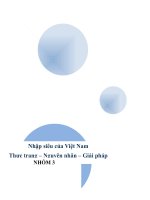 Các biện pháp kiềm chế nhập siêu việt nam