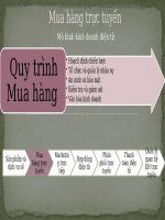 Thuyết trình môn thương mại điện tử mua hàng thực tuyến mô hình kinh doanh điện tử 