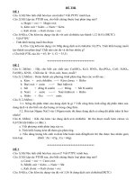 bộ 4 đề thi học kỳ 2 hóa 8 (có đáp án)