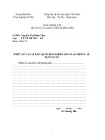 Thiết kế và lắp ráp mạch điều khiển đèn giao thông sử dụng IC số