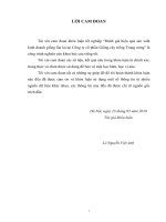 Đánh giá hiệu quả sản xuất kinh doanh giống lúa lai tại công ty cổ phần giống cây trồng trung ương