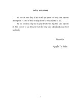 Đánh giá kết quả hoạt động của các hợp tác xã nông nghiệp huyện vĩnh bảo, hải phòng