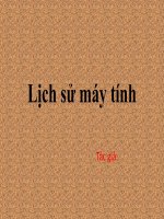 Lịch sử máy tính bài thực hành tin học 9