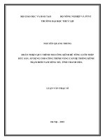 HOÀN THIỆN QUY TRÌNH THI CÔNG KÊNH BÊ TÔNG LƯỚI THÉP ĐÚC SẴN. ÁP DỤNG CHO CÔNG TRÌNH NÂNG CẤP HỆ THỐNG KÊNH TRẠM BƠM NAM SÔNG MÃ, TỈNH THANH HÓA
