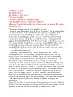 Đáp án phần thi vấn đáp môn tiếng anh 2 hệ cao đẳng, đại học