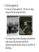 ceminar ứng dụng của vật liệu từ , cấu trúc nano, siêu thuận từ...