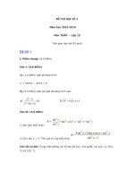 Tham khao 4 de thi HK2 Toan 10