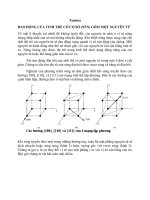 ceminar DAO ĐỘNG CỦA TINH THỂ CÓ CƠ SỞ (NỀN) GỒM MỘT NGUYÊN TỬ