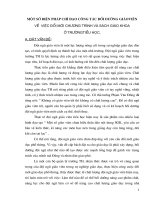 skkn một số BIỆN PHÁP CHỈ đạo CÔNG tác bồi DƯỠNG GIÁOVIÊN    về  VIỆC đổi mới CHƯƠNG TRÌNH và SÁCH GIÁO KHOA 