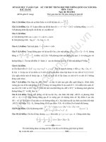 đề thi thử THPT quốc gia- Bắc giang