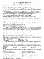 ĐỀ THỬ sức DÀNH CHO THÁNG 5 có đáp án THPT ĐẶNG THAI MAI