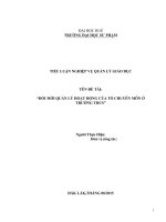 tiểu luận cho  học viên học quản lí giáo dục thcs học ở đại học Huế  độc quyền nhé