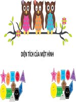 Diện tích của một hình  Toán 3