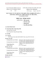 Phụ lục tính toán Cảng khu công nghiệp Mỹ Xuân A