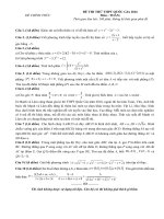 Tuyển tập đề thi toán TNTHPT các trường 2016