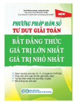 Phương pháp hàm số chứng minh bất đẳng thức