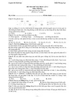 ĐỀ THI THỬ THPT 2016