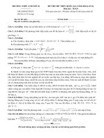 Đề thi thử THPT QG 2016 (lần 1)-Toán TRƯỜNG THPT ANH SƠN