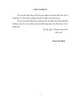 Nghiên cứu các mối liên kết kinh tế trong sản xuất và tiêu thụ mía đường của các hộ nông dân tại xã đồng văn, huyện tân kỳ, tỉnh nghệ an