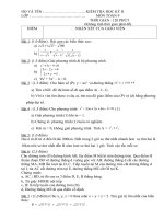 ĐỀ THI HKII TOÁN 9 TRƯỜNG THCS TT ĐẮK MÂM KRÔNG NÔ ĐẮK NÔNG