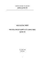 Phương pháp nguyên cứu khoa học