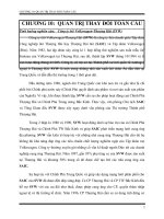 Tiểu luận môn quản trị chiến lược toàn cầu quản trị thay đổi toàn cầu 