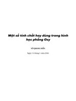 tài liệu hình học phẳng oxy luyện thi đại học