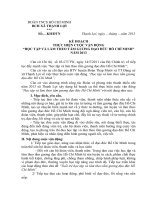 KẾ HOẠCH THỰC HIỆN CUỘC VẬN ĐỘNG HỌC TẬP VÀ LÀM THEO TẤM GƯƠNG ĐẠO ĐỨC HỒ CHÍ MINH