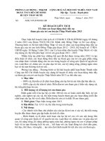 KẾ HOẠCH LIÊN TỊCH Tổ chức các hoạt động thúc đẩy sự tham gia của trẻ em huyện Tháp Mười năm 2013