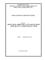 Phân tích thiết kế và xây dựng phần mềm quản lý thiết bị máy tính